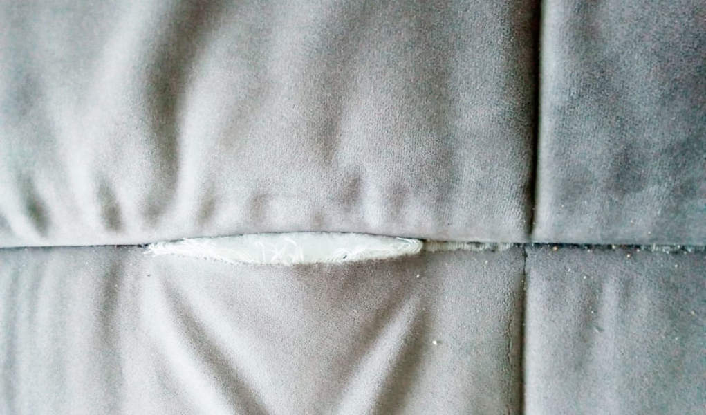 Разрыв материала в шве